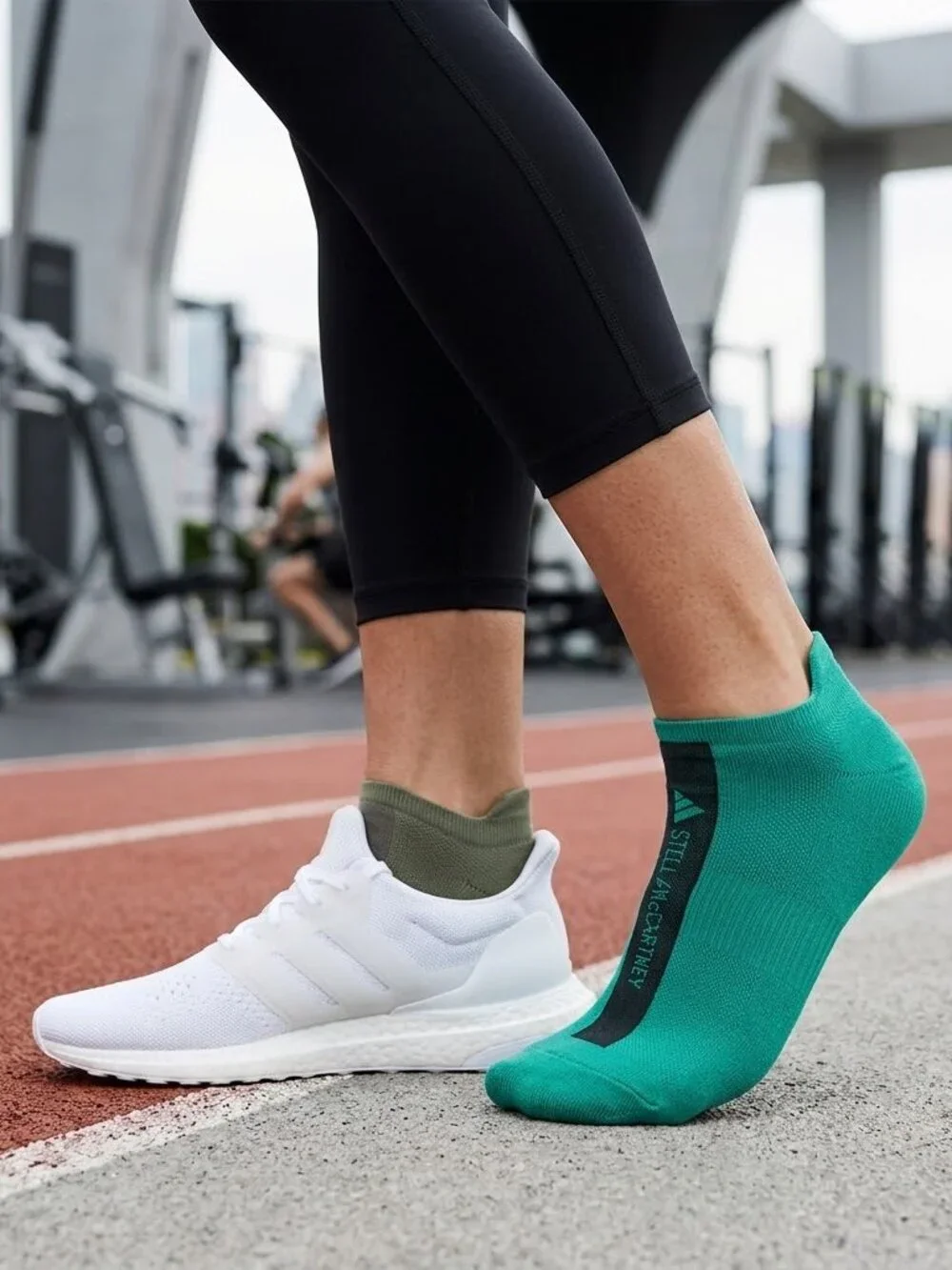Adidas by Stella McCartney Low Socks 2 Pack Pair JY1727 Women's Size M Medium